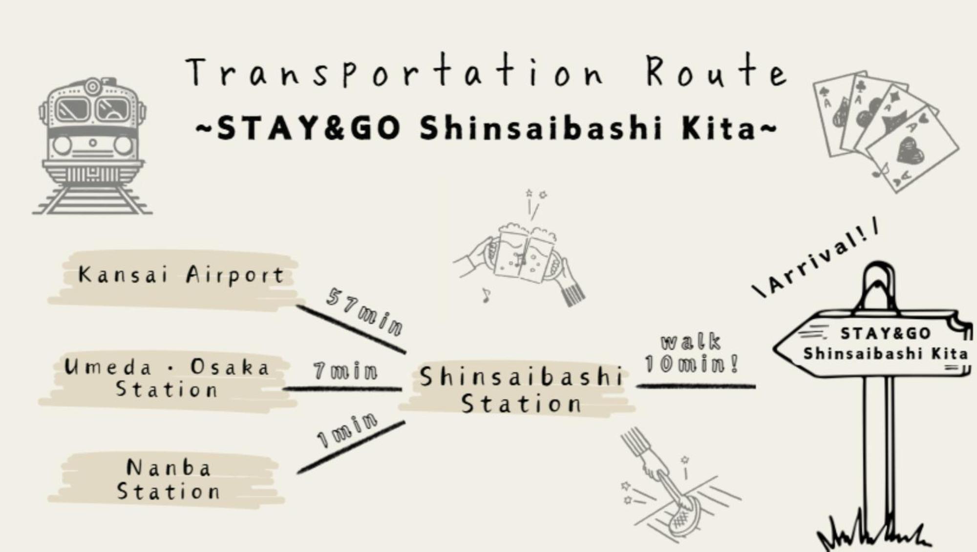 Stay & Go Shinsaibashi-Kita Osaka Esterno foto